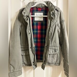 ABERCROMBIE & FITCH Size M Utility Green Jacket